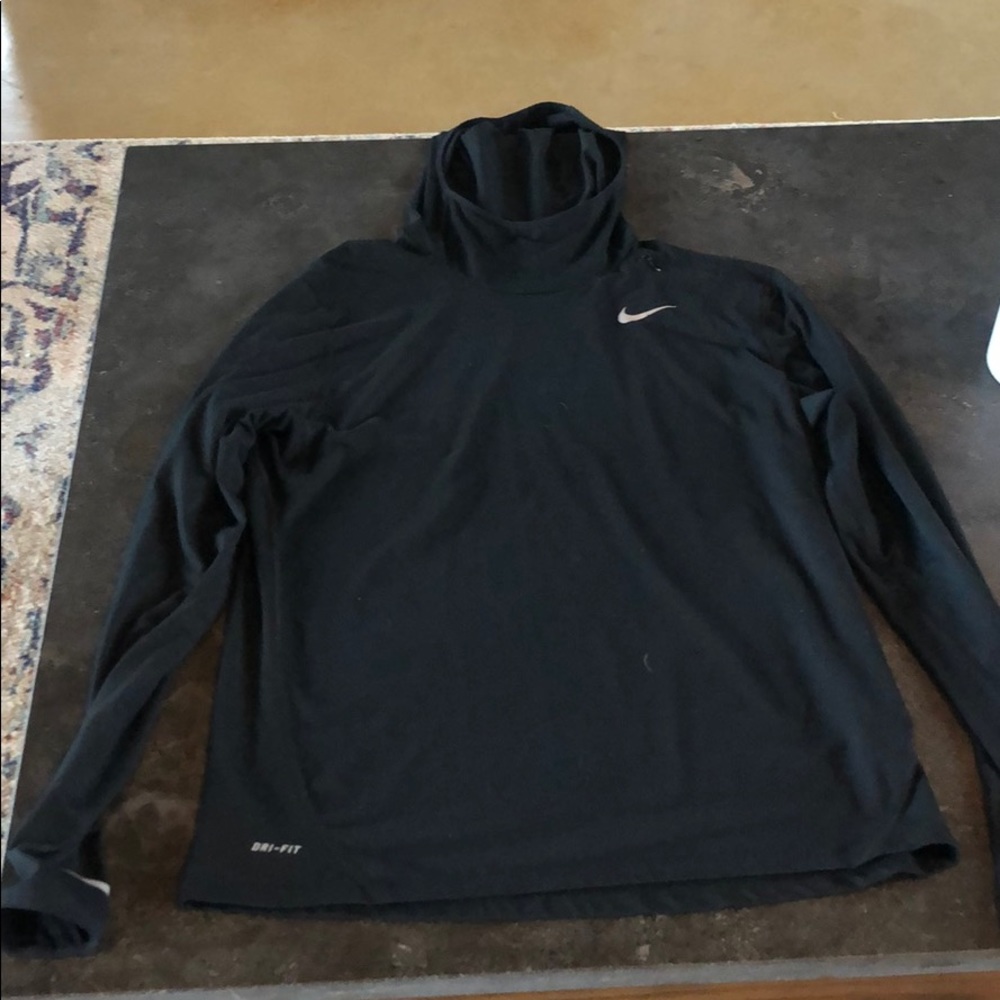A Nike pull over with hood zippers and thumb holes - Picture 1 of 6